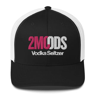 Black/White & Pink Trucker Cap