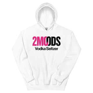 2Moods White & Pink Hoodie